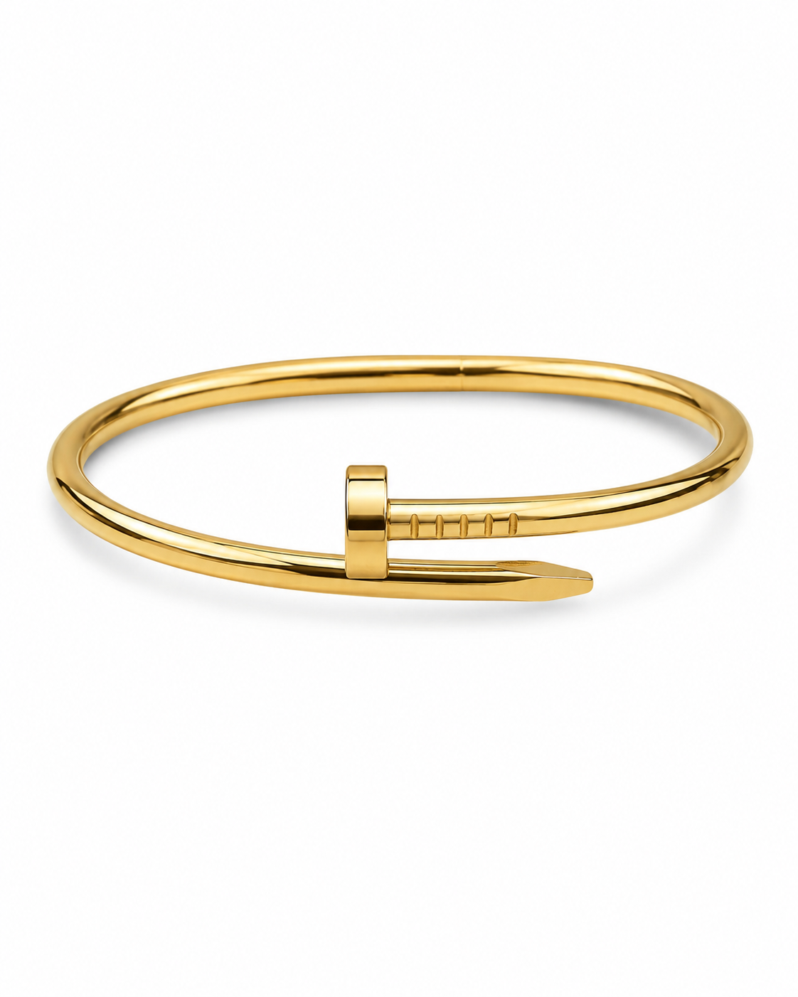 Luxe Nail Cuff Bracelet | Anti Tarnish Waterproof Gold Bracelet