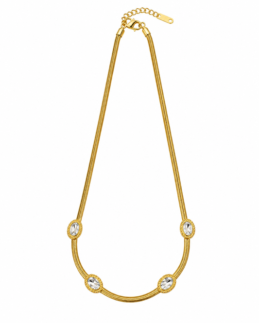 Celestia Crystal Link Necklace