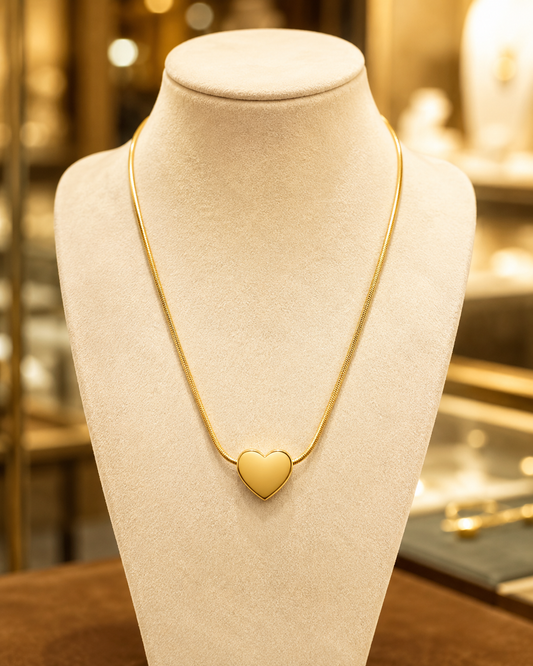 Amour Heart Pendant Necklace