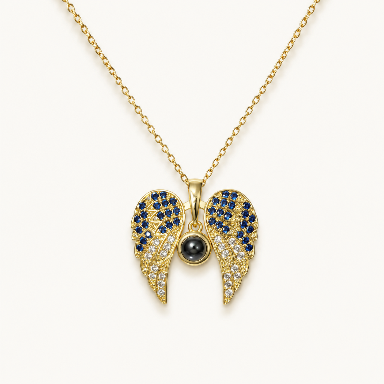 Seraphina Wings Charm Necklace
