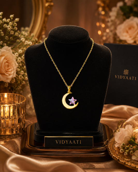 Twilight Moon Charm Pendant
